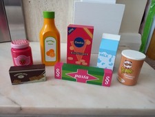 Groceries set wooden for sale  LUTON
