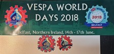 Vespa days 2018 for sale Vespa days 2018 for sale  SKEGNESS