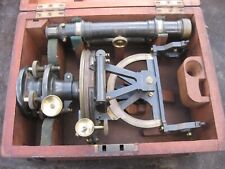 Antique cased theodolite for sale  LLANELLI