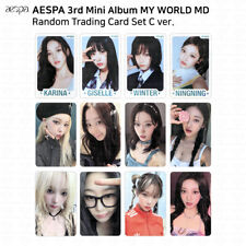 Cartão fotográfico Aespa oficial MD MY WORLD conjunto aleatório cartão comercial versão C Karina Winter comprar usado  Enviando para Brazil