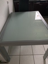 Metall milchglastisch anthrazi gebraucht kaufen  Aschaffenburg