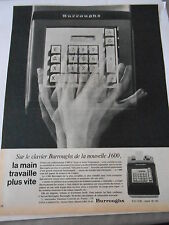 Publicite 1964 additionneuse d'occasion  La Verpillière