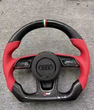 Volante Audi personalizado - Floco azul de fibra de carbono forjado - Alcântara comprar usado  Enviando para Brazil