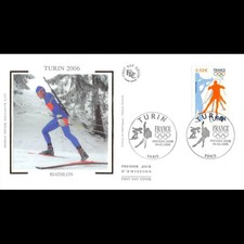 FDC soie - J.O. d'hiver de Turin - oblit Paris 4/2/06 comprar usado FDC soie - J.O. d'hiver de Turin - oblit Paris 4/2/06 comprar usado  Enviando para Brazil