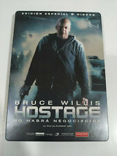 Hostage Bruce Willis Steelbook - 2 X DVD + Extras Spanish English - REGION 2, usado comprar usado  Enviando para Brazil