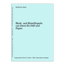 Block- und Bleistiftspiele. 140 Ideen für Stift und Papier Mala, Matthias: comprar usado  Enviando para Brazil