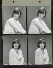 Usado, Folha de contato teste cabelo/maquiagem/guarda-roupa STEFANIE POWERS original 1964 8x10 VV  comprar usado  Enviando para Brazil