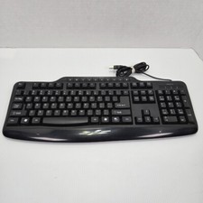 Usado, Teclado Staples USB com fio teclado de computador padrão 104 teclas preto LK-650U comprar usado  Enviando para Brazil
