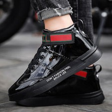 Tênis masculino dourado para casais sapatos masculinos planos para caminhada ao ar livre comprar usado  Enviando para Brazil
