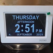 Digital dementia clock for sale  ILKESTON