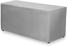 Capa de mesa retangular lavável cinza prata compatível com festa buffet exposição de casamento comprar usado  Enviando para Brazil