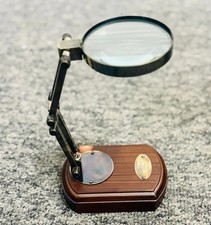 Usado, Lupa de mesa vintage decoração náutica latão antigo ajustável comprar usado Usado, Lupa de mesa vintage decoração náutica latão antigo ajustável comprar usado  Enviando para Brazil