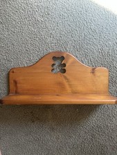 Prateleira de madeira artesanal com recorte de ursinho de pelúcia vintage chalé núcleo berçário  comprar usado  Enviando para Brazil