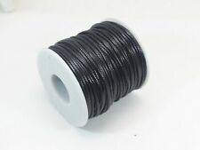 45 Yardas Carrete Negro Coreano Cable Encerado Hilo 1,5mm Pulsera Collar Cuerda segunda mano  Embacar hacia Argentina