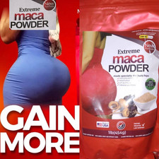 Suplemento intensificador de tamanho de quadril Extreme Maca curvilíneo em pó natural bunda grande comprar usado  Enviando para Brazil