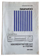 Manuale vcr daewoo usato  Bassano del Grappa