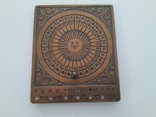 Ewiger kalender metall gebraucht kaufen  Henstedt-Ulzburg