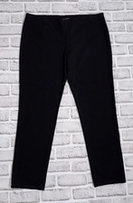 EILEEN FISHING Czarne Pull On Stretch Legginsy Przycinanie kostek Proste spodnie Petite L na sprzedaż  Wysyłka do Poland
