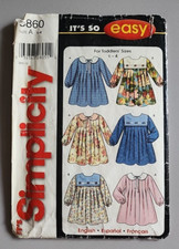 Simplicity 5860 toddler for sale  Ithaca