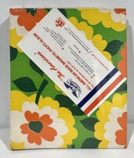Álbum de fotos magnético vintage Groovy floral NOS Atlantic Binders 8x10 The America comprar usado  Enviando para Brazil