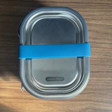 Lancheira de aço inoxidável Black+Blum 20 fl oz faixa azul à prova de vazamentos sem BPA comprar usado Lancheira de aço inoxidável Black+Blum 20 fl oz faixa azul à prova de vazamentos sem BPA comprar usado  Enviando para Brazil