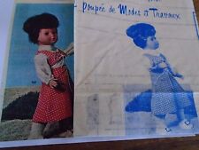 Patron poupee marie. d'occasion  France