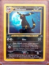 Umbreon HOLO 1st Edition 13/75 Neo Discovery Wizards  comprar usado  Enviando para Brazil