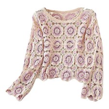Crochet knit jumper for sale  WIGAN