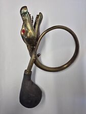 Cabeça de cobra serpente latão haste quente chifre língua bifurcada carro antigo vintage comprar usado  Enviando para Brazil