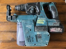 Martelo rotativo MAKITA XRH01 18V com acessório extrator de poeira HEPA DX01 - testado  comprar usado  Enviando para Brazil