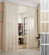 Gardine transparent schlaufen gebraucht kaufen  Deutschland