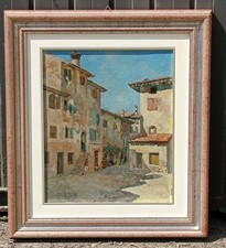 Dipinto olio compensato usato  Ghemme