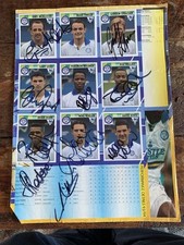 Leeds united autographs for sale  WAKEFIELD