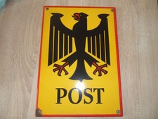 Emailleschild post 42cm gebraucht kaufen  Perleberg