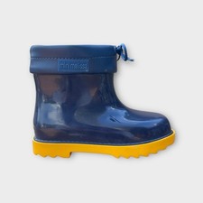 Usado, Mini botas de chuva Melissa azul marinho amarelo parte inferior comprar usado  Enviando para Brazil