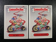 Big Wheel 1970s Spoof Garbage Pail Kids 2 conjunto de cartões Big Will & Wheelin' Walker comprar usado  Enviando para Brazil