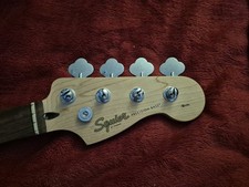 Braço de guitarra Squier By Fender Precision P-Bass + afinadores carregados projeto Luthier  comprar usado  Enviando para Brazil