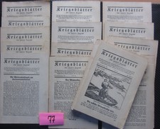 Kriegsblätter jugend wk1 gebraucht kaufen  Dettenhausen