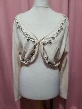 Ladies cream bolero for sale  CARDIFF