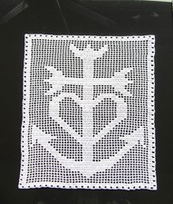 Napperon dentelle croix d'occasion Napperon dentelle croix d'occasion  La Trimouille