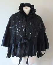 Victorian black silk for sale  BRISTOL