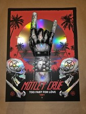 Luke Preece Motley Crue Too Fast For Love pôster foil icônico por Collectionzz comprar usado  Enviando para Brazil