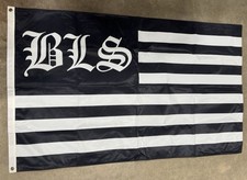 Usado, BLACK LABEL SOCIETY enorme bandeira preta e branca dos EUA 61” X 37” com ilhós comprar usado  Enviando para Brazil
