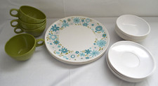 Lote de 21 pratos florais vintage de melamina MCM comprar usado  Enviando para Brazil