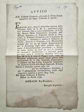 Milano 1799 armata usato  Milano