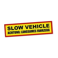 Slow vehicle magnetschild gebraucht kaufen  Leipzig