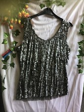 Silver grey sequined for sale  ACCRINGTON