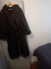 Manteau cuir fourrure d'occasion  Saint-Gratien