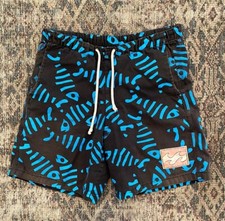Usado, Shorts híbrido masculino vintage anos 80 Billabong surf peixe osso natação tamanho P 28-30 skate comprar usado  Enviando para Brazil