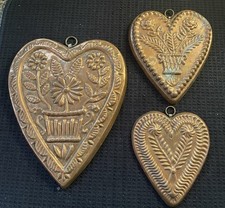 Moldes vintage de bolo/chocolate suíço de cobre grama de nascimento: conjunto de três comprar usado  Enviando para Brazil